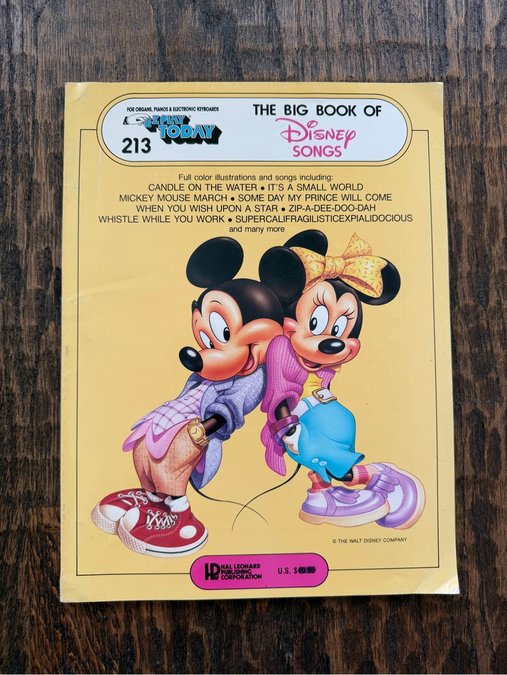 Big Book of Disney Songs Disney Classics E-Z Play Today Volume 213 Easy Piano